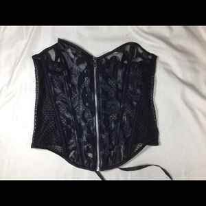 Elegant Black Lace Corset